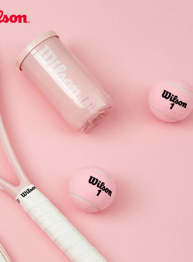 Wilson威尔胜官方中国限定彩色球马卡龙网球多场地用球2只组合装