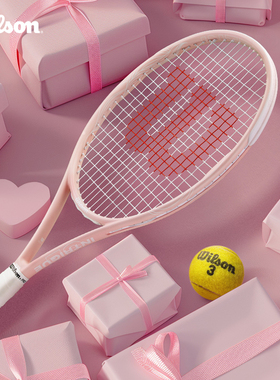 Wilson威尔胜花卉系列全碳素进阶网球拍成人樱花薰衣草玫瑰网球拍