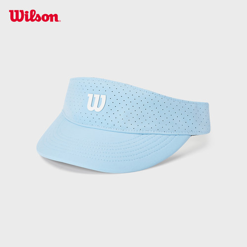 Wilson威尔胜男女通用网球弹力透气可调节网眼休闲运动空顶帽子