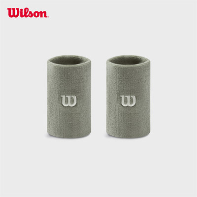 Wilson威尔胜26年新款男女通用高伸缩材质刺绣运动吸汗网球护腕