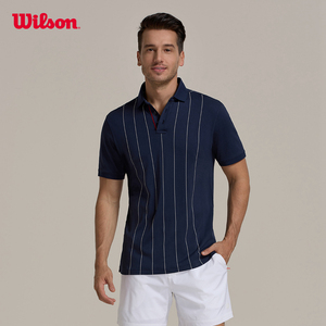 Wilson威尔胜官方24年春夏新款男士ALL SEASONS运动网球POLO短袖