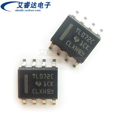 原装 TL072C TL072CDR 贴片SOP8 低功耗低噪声运算放大器 运放IC
