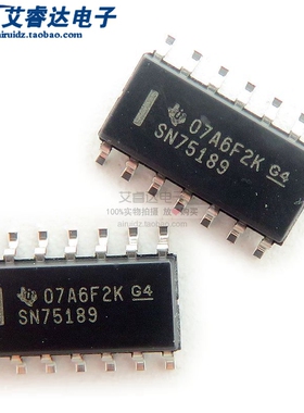 全新原装 SN75189DR SN75189 贴片 SOP14 RS-232接口芯片 IC