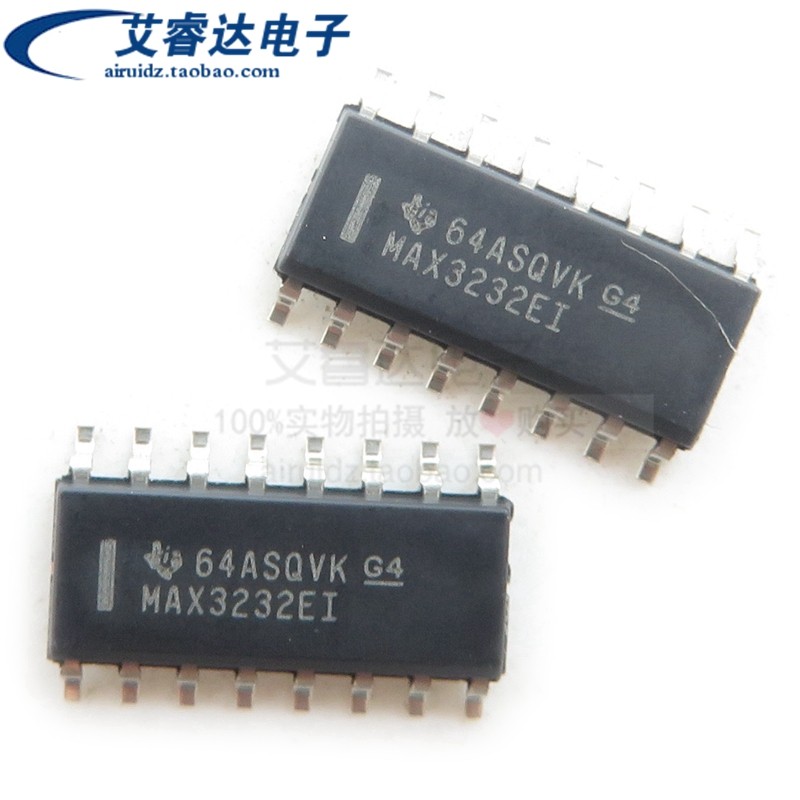 全新原装 MAX3232EIDR MAX3232EI 贴片 SOP16 双线收发器 芯片