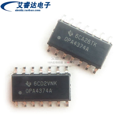 全新原装 OPA4374AIDR  OPA4374A  贴片SOP-16 运算放大器
