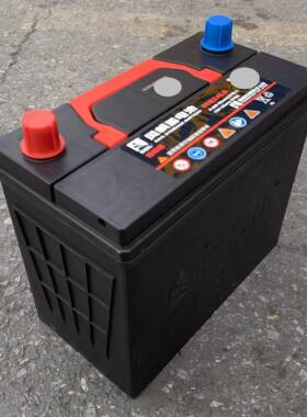 46B24LS风帆6-QW-65min(370)-L免维护微型割草机启动电池12V45Ah