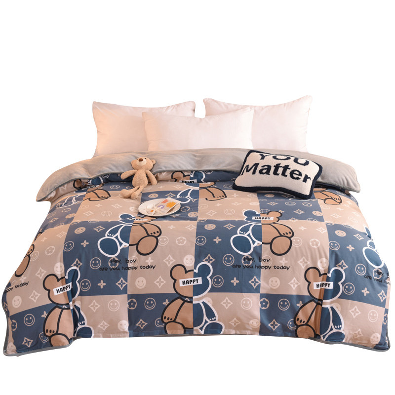 断码冬季170*230AB面一面纯棉一面绒加厚单面5*7被套定制,床上用品,被套,淘宝优惠券,粉丝福利购,淘宝优惠卷