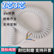 白色PU弹簧线2芯3芯0.5 2.5平螺旋线伸缩电缆线电源线 1.5 0.75