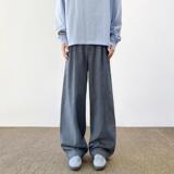 美式复古垂感工装裤男宽松慵懒阔腿裤子设计条纹休闲裤D596/P55，男装休闲裤，星座206（原A221）