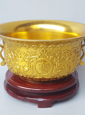 聚宝盆香炉工艺品中式铜送礼品