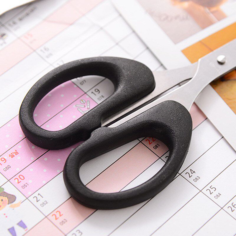 사무실 가위 학생 DIY 종이 가위 홈 주방 스테인레스 스틸 가위 어린이 수제 작은 가위 선물