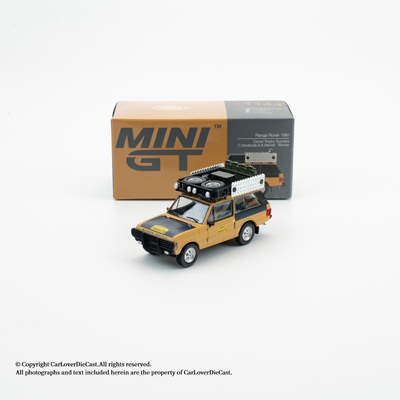 1/64 MGT 路虎揽胜RangeRover 骆驼杯 黄色盒装 合金封闭模型