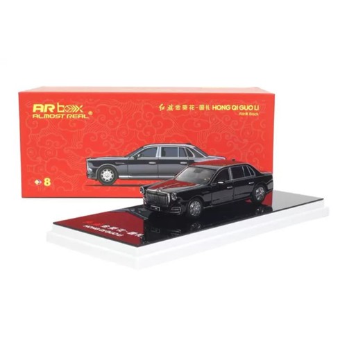 1/64 AR 红旗国礼 黑色 合金封闭模型