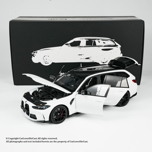 MINICHAMPS迷你切 1/18 宝马M3 TOURING 2024 白色 合金全开模型