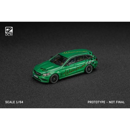 1/64 DCM 奔驰C63SAMG 绿色 合金封闭模型