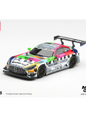 [定金预售]1/64 MINIGT 奔驰 AMG GT3 #888 7.20截单MGT1336