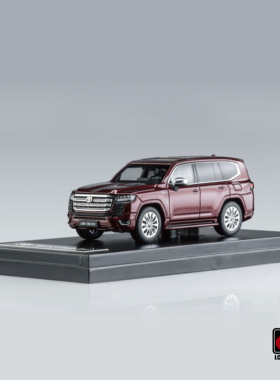 1/64 LCD丰田陆巡LC300 ZX款 红色 合金封闭模型