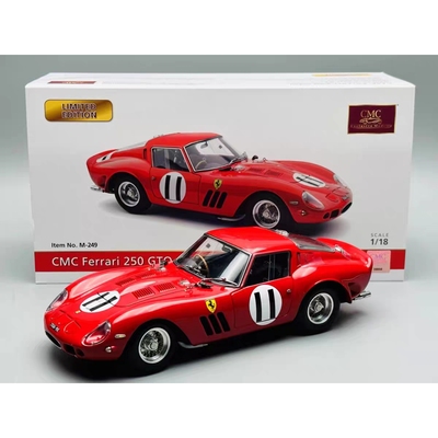 1/18 CMC 法拉利250GTO右舵版 #11红色 合金全开模型