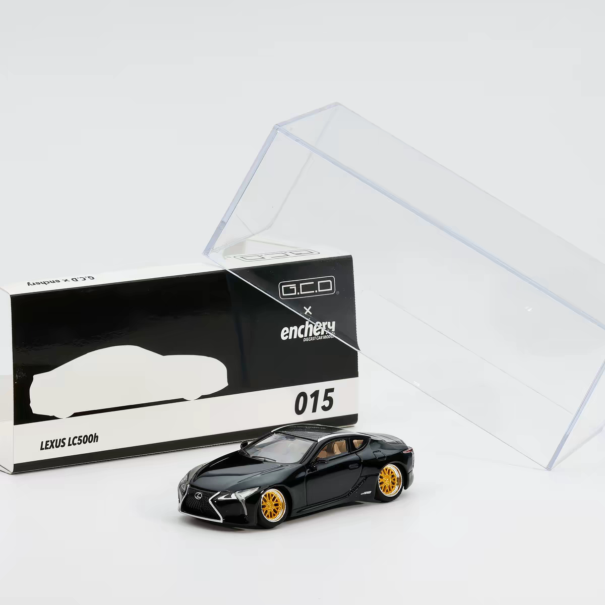 1/64 GCD 凌志LS500低趴款 黑色(左呔) 合金封闭模型图片