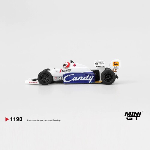 1/64 MINIGT 托勒曼F1 1984摩纳哥 切科托 #20 合金模型 MGT1193