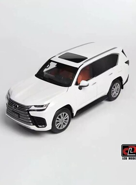 LCD 1/18 雷克萨斯LX600 白色 合金全开模型