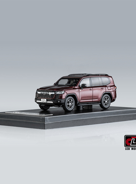 1/64 LCD丰田陆巡LC300 GR款 红色 合金封闭模型