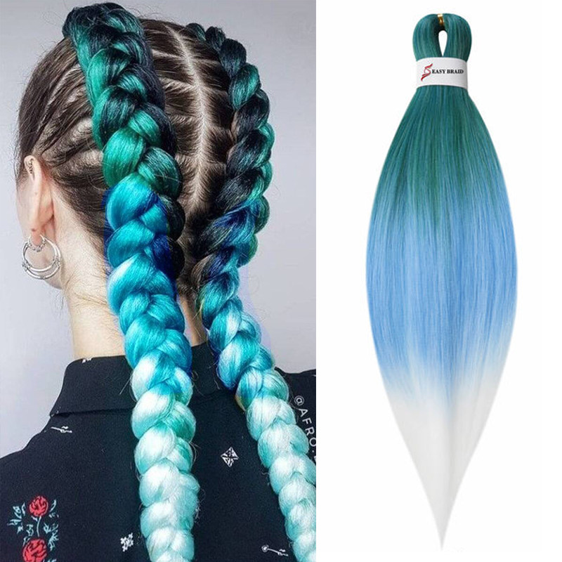 Pre Stretched Easy braid低温丝大辫子脏辫热水定型蓬松柔软假发