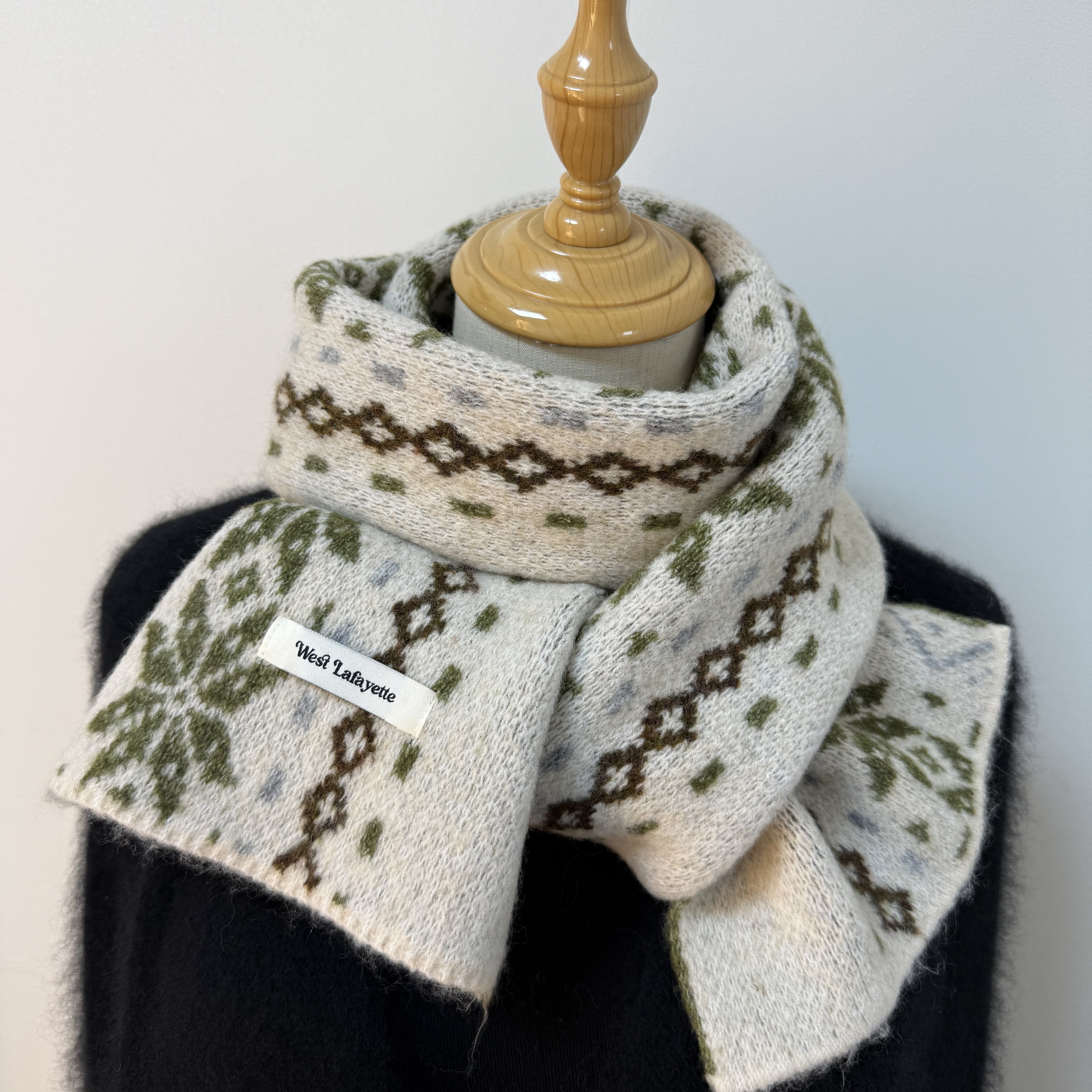 绝美圣诞节系列！含羊毛红色针织围巾男女细窄费尔岛毛线保暖围脖,服饰配件/皮带/帽子/围巾,围巾/丝巾/披肩,淘宝优惠券,粉丝福利购,淘宝优惠卷