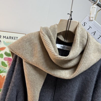 百搭米韩版ins纯色高级感三角巾