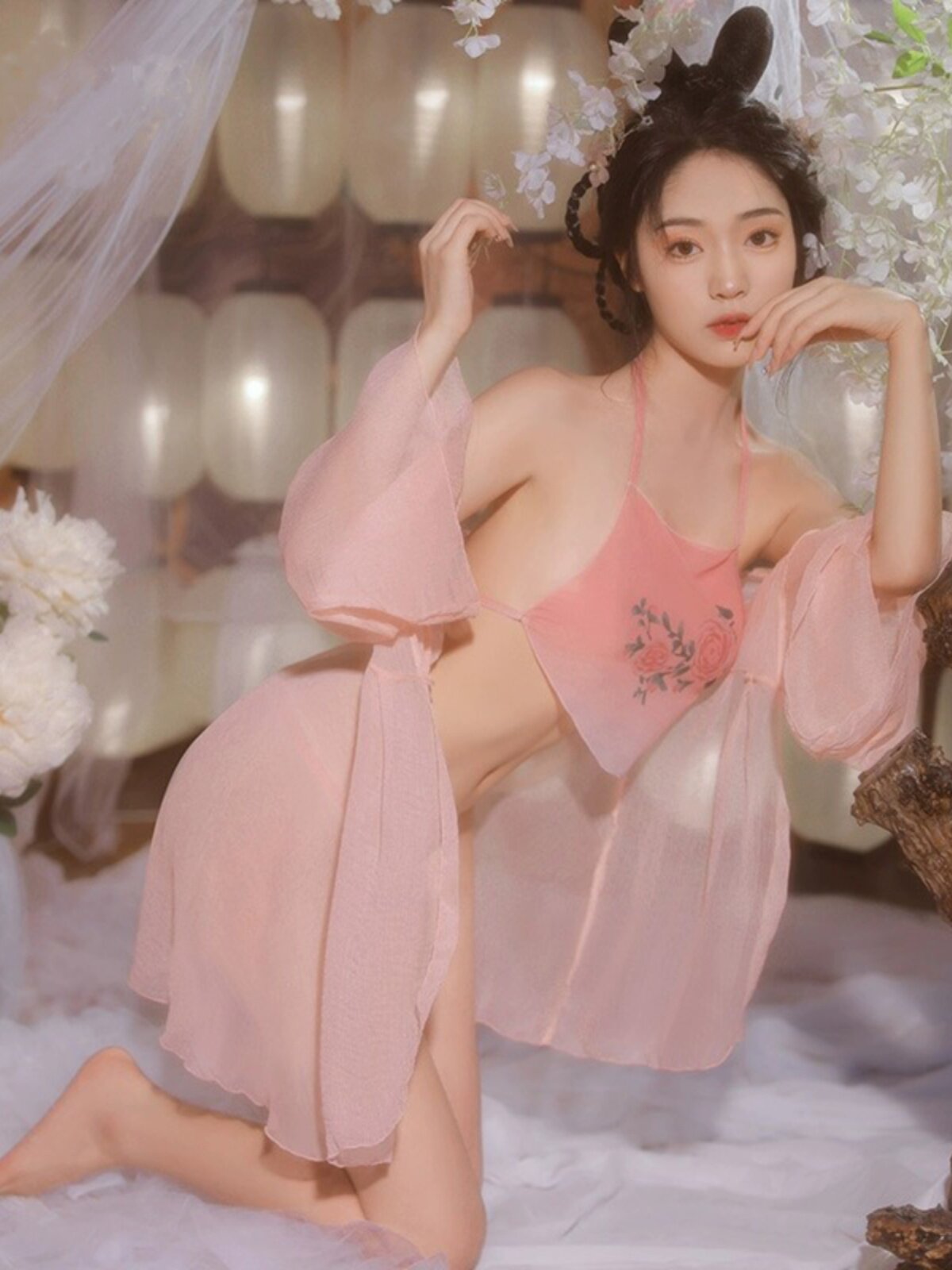 西域风情摄影楼演出服改良汉服敦煌飞天公主少女异域风舞蹈汉元素