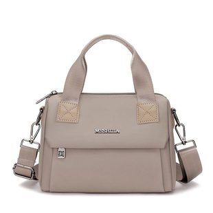 2026防泼水布料波士顿小方包女式手提单肩斜挎IPADMINI伞逛街小包