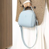 2026纯色好看布艺贝壳样女式 手拎提单肩斜挎手机证件钥匙小背包潮