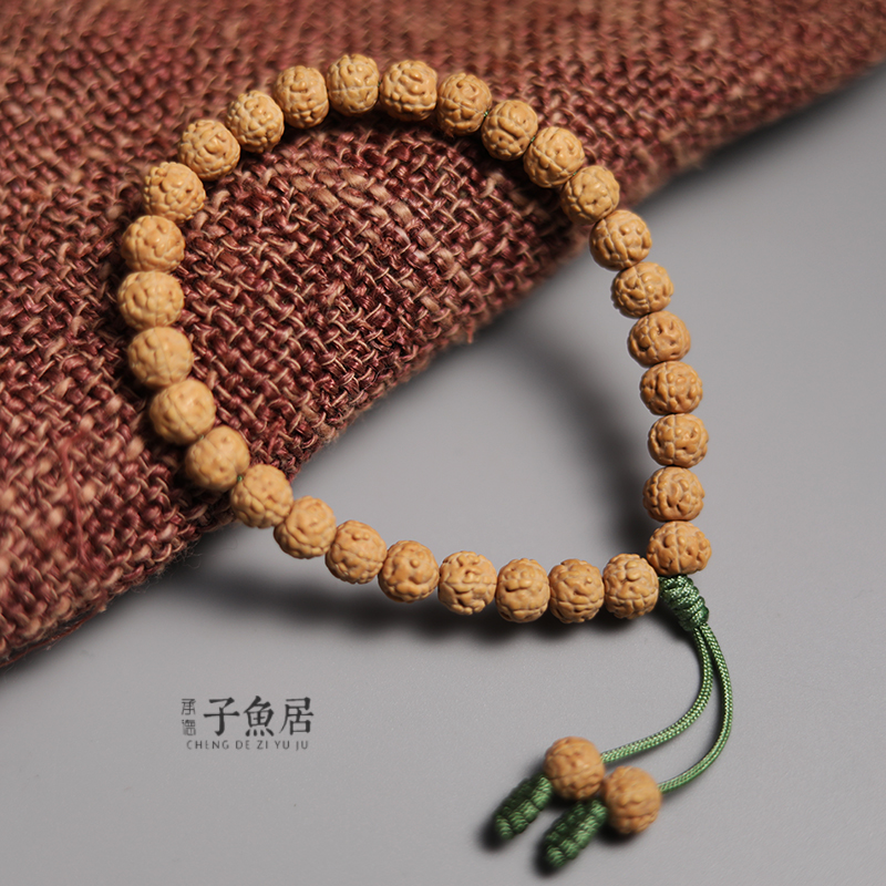 六瓣原籽小尺寸单圈8mm佛珠念珠