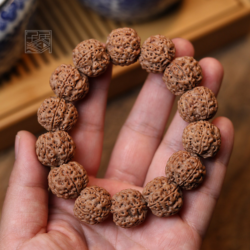 尼泊尔五瓣大金刚蜂窝爆肉高山铁籽原籽原桩手串念珠金刚菩提文玩