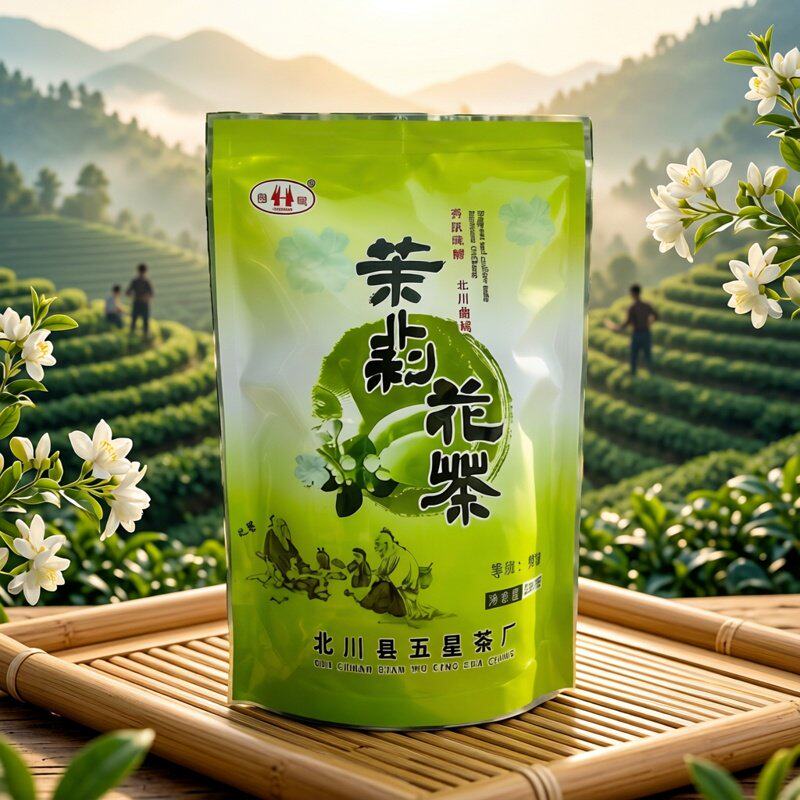 北川茉莉花茶特级2025新茶高山春茶叶四川炒青花茶浓香型春季嫩茶