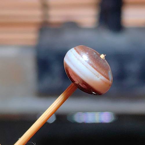 千年至纯藏式老药师缠丝玛瑙