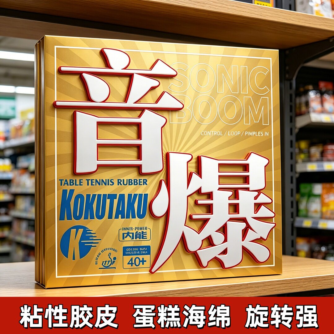 KOKUTAKU蓝海绵反胶内能乒乓套胶