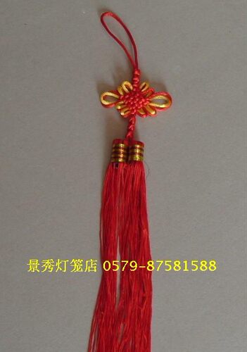 精美的彩色小中国结中华结 35厘米长6厘米宽