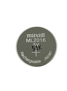 Maxell麦克赛尔ML2016可充电池3v电脑主板光能手表电子代替CR2016