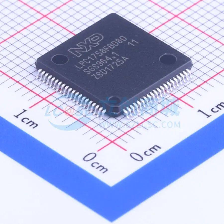 全新原装 LPC1758FBD80,551 LQFP-80(12x12) 单片机(MCU/MPU/SOC)