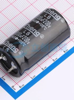 LS108M200O45RR0VH2SP0 插件,D25xL45mm 牛角型电解电容 全新原装