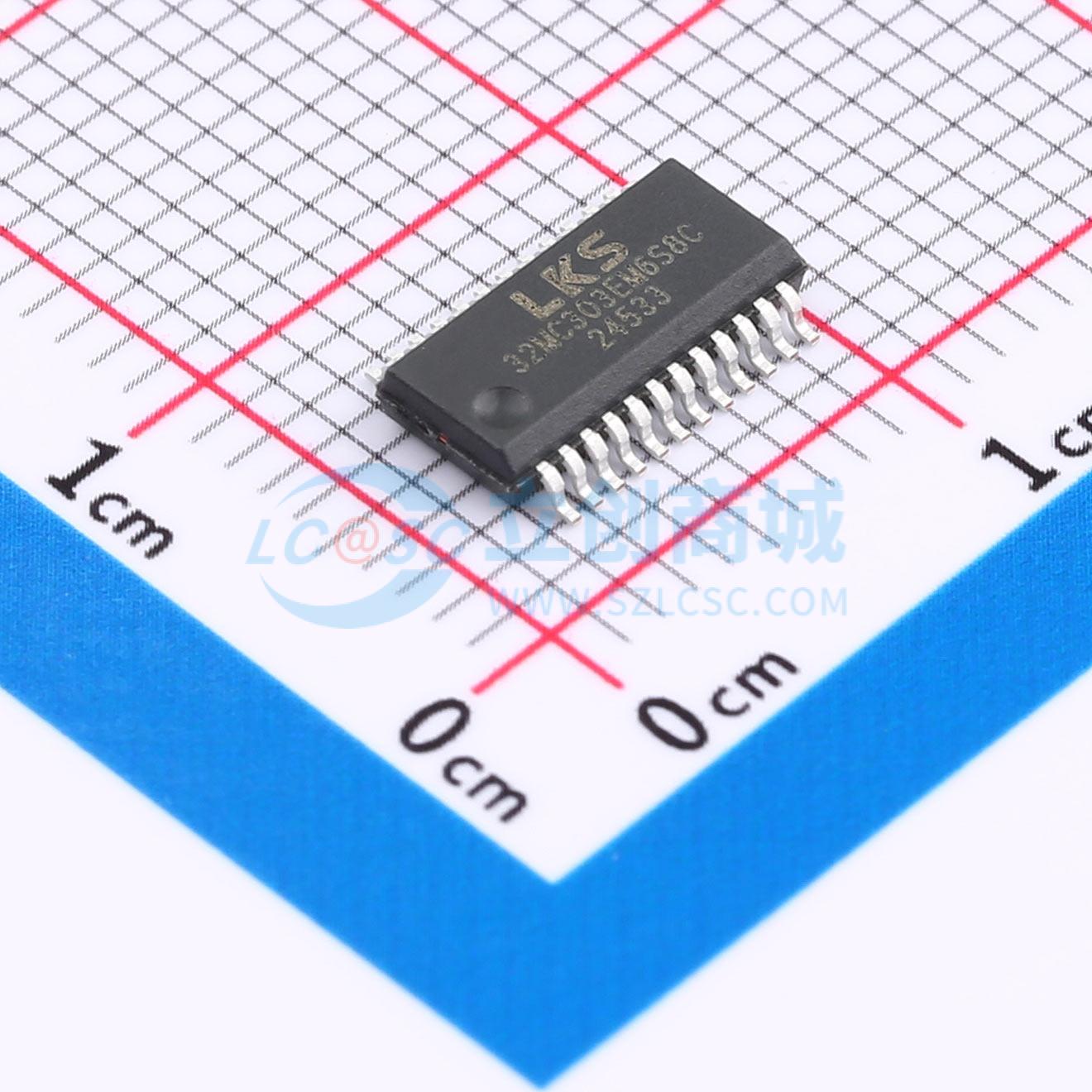 全新原装 LKS32MC303EM6S8C SSOP-24L 单片机(MCU/MPU/SOC) 正品