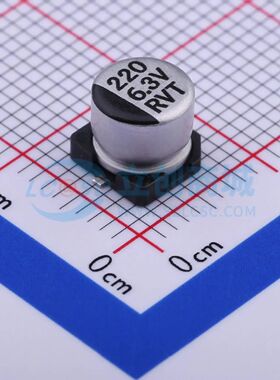 RVT0J221M0605 SMD,D6.3xL5.4mm 贴片型铝电解电容 全新原装