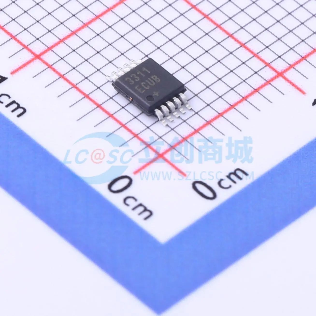 ±15kV ESD保护,460kbps,1μA RS-232兼容收发器 MAX3311ECUB+T