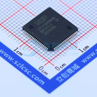 全新原装 LPC1752FBD80,551 LQFP-80(12x12) 单片机(MCU/MPU/SOC)