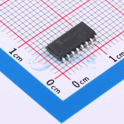 +5V供电，多通道RS-232驱动器/接收器 MAX232CSE+T-JSM SOP-16 RS