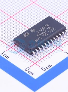 52V电机驱动芯片 L6207D SO-24-300mil 步进电机驱动芯片 全新原