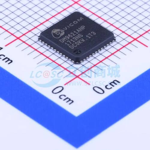 全新原装 USB2.0至10/100M快速以太网控制器 DM9621ANP QFN-48-EP