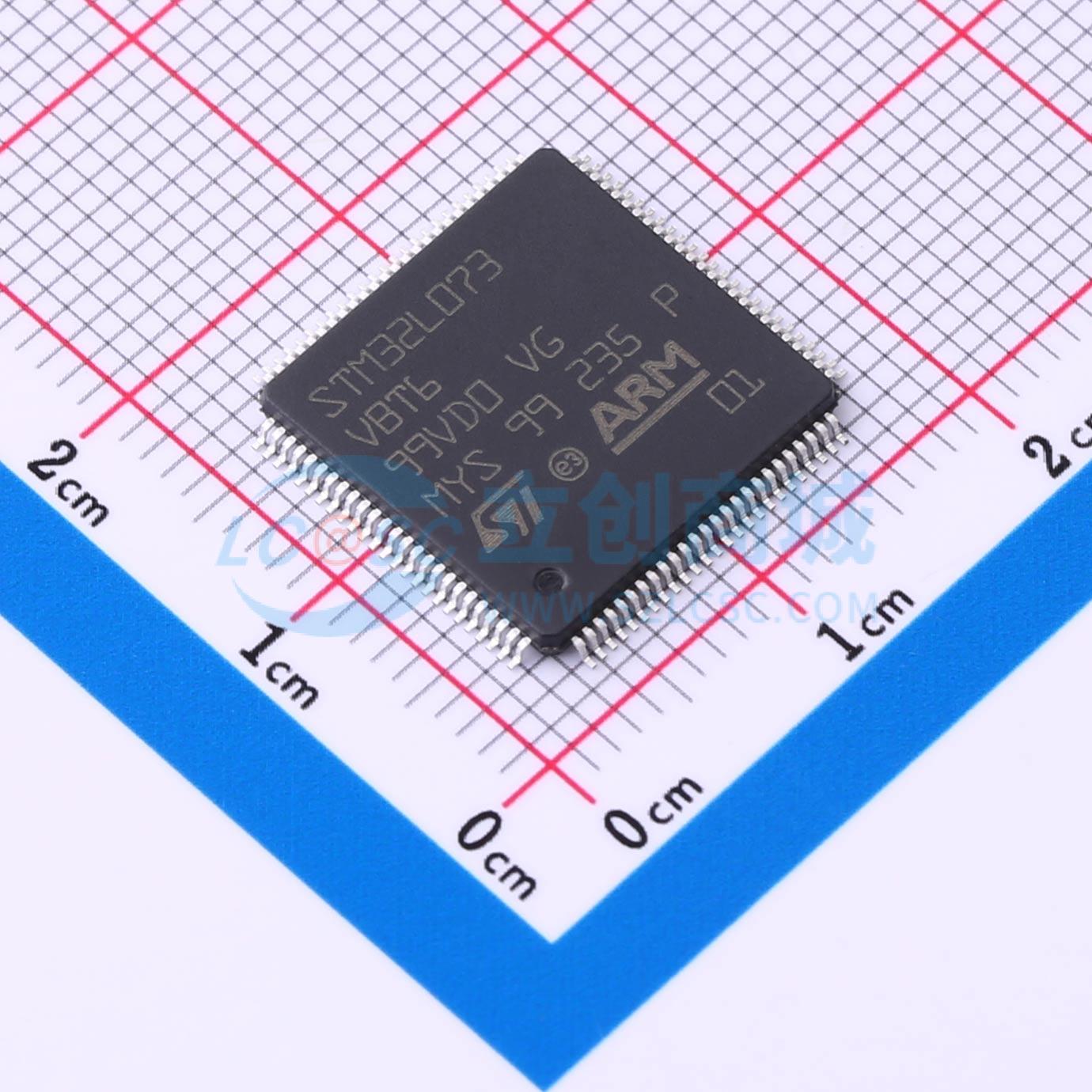 全新原装 STM32L073VBT6 LQFP-100(14x14) 单片机(MCU/MPU/SOC)