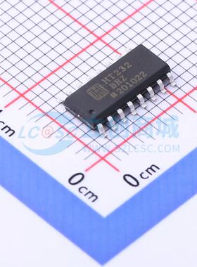 HT232B RS-232标准接口收发器 HT232BRZ SOP-16 RS232芯片 全新原